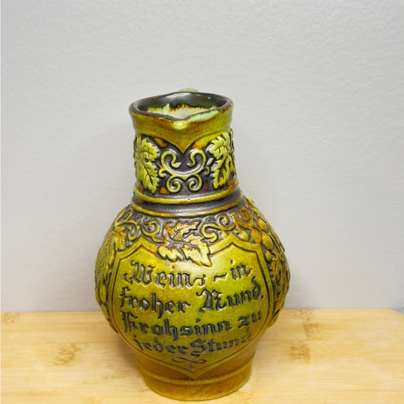 Vintage Gerz W. German Salt Glazed Measure 5” Tall Wine Jug - Picture 3 of 7